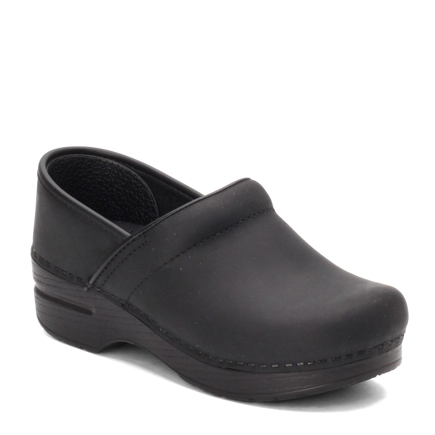 Peltz Shoes  Women's Dansko Professional Clog Black Oiled 206-020202