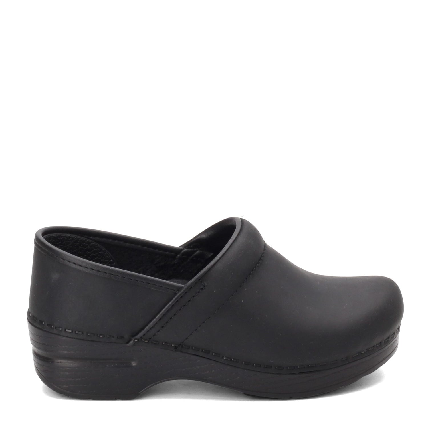 Peltz Shoes  Women's Dansko Professional Clog Black Oiled 206-020202