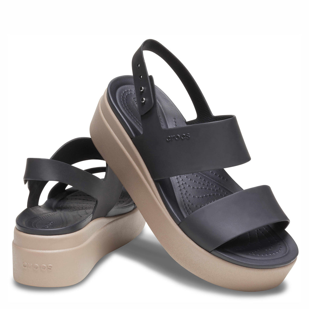 [POS] Women's Crocs Brooklyn Sandal BLACK MUSHROOM 206453-07H-POS