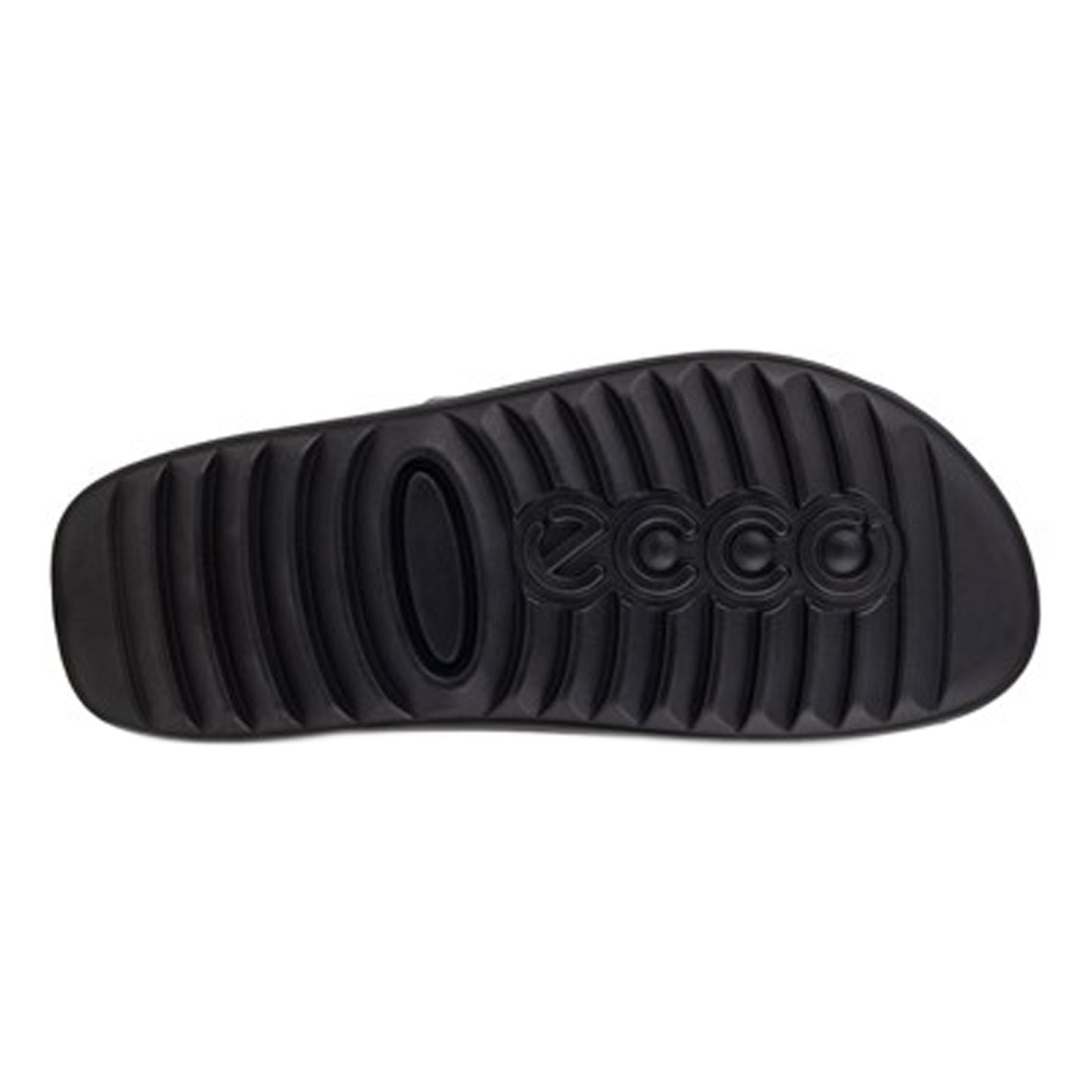 Peltz Shoes  Women's Ecco 2nd Cozmo 2 Band Buckle Sandal BLACK 206833-01001