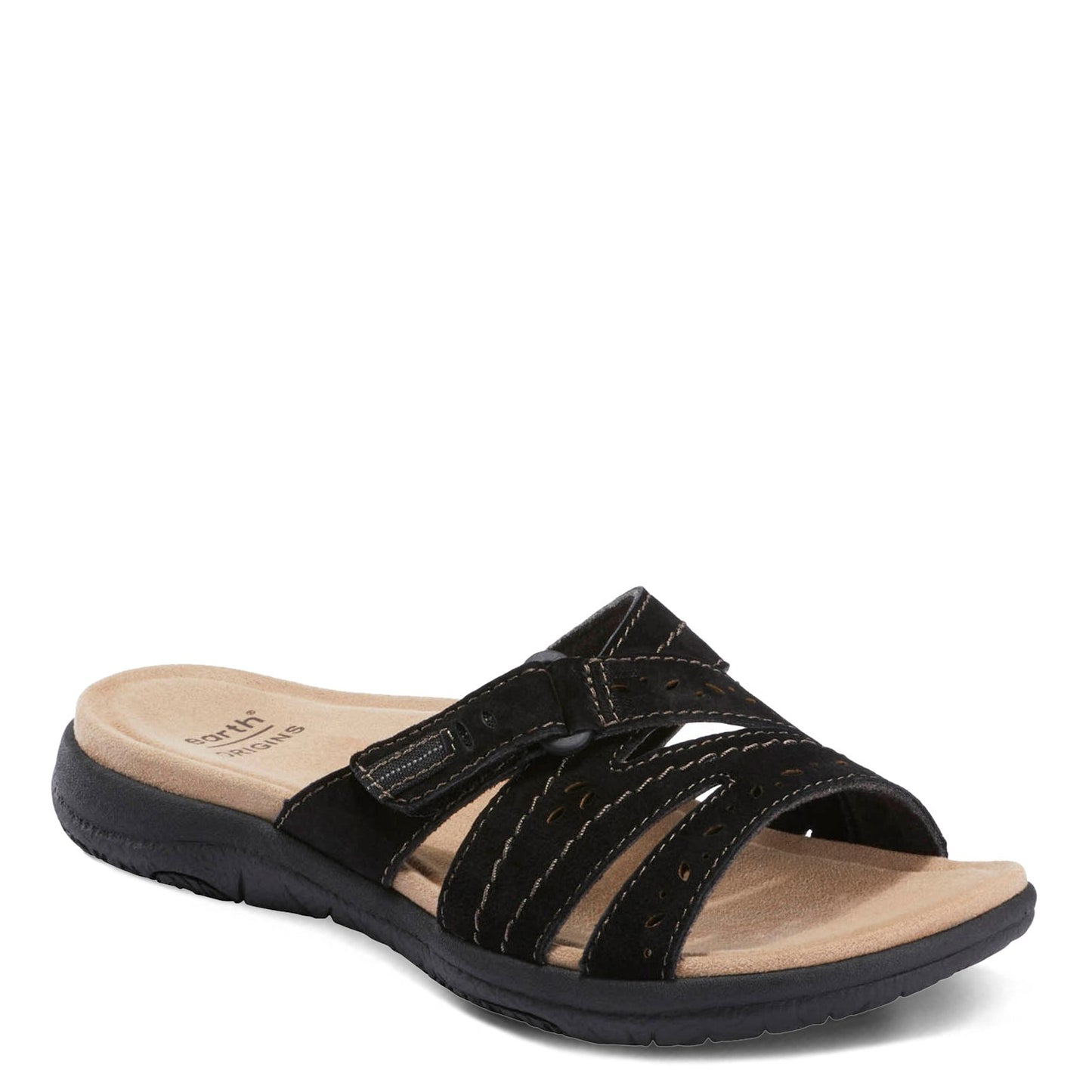 Peltz Shoes  Women's Earth Origins Savoy Shantel Sandal BLACK 207025W-001