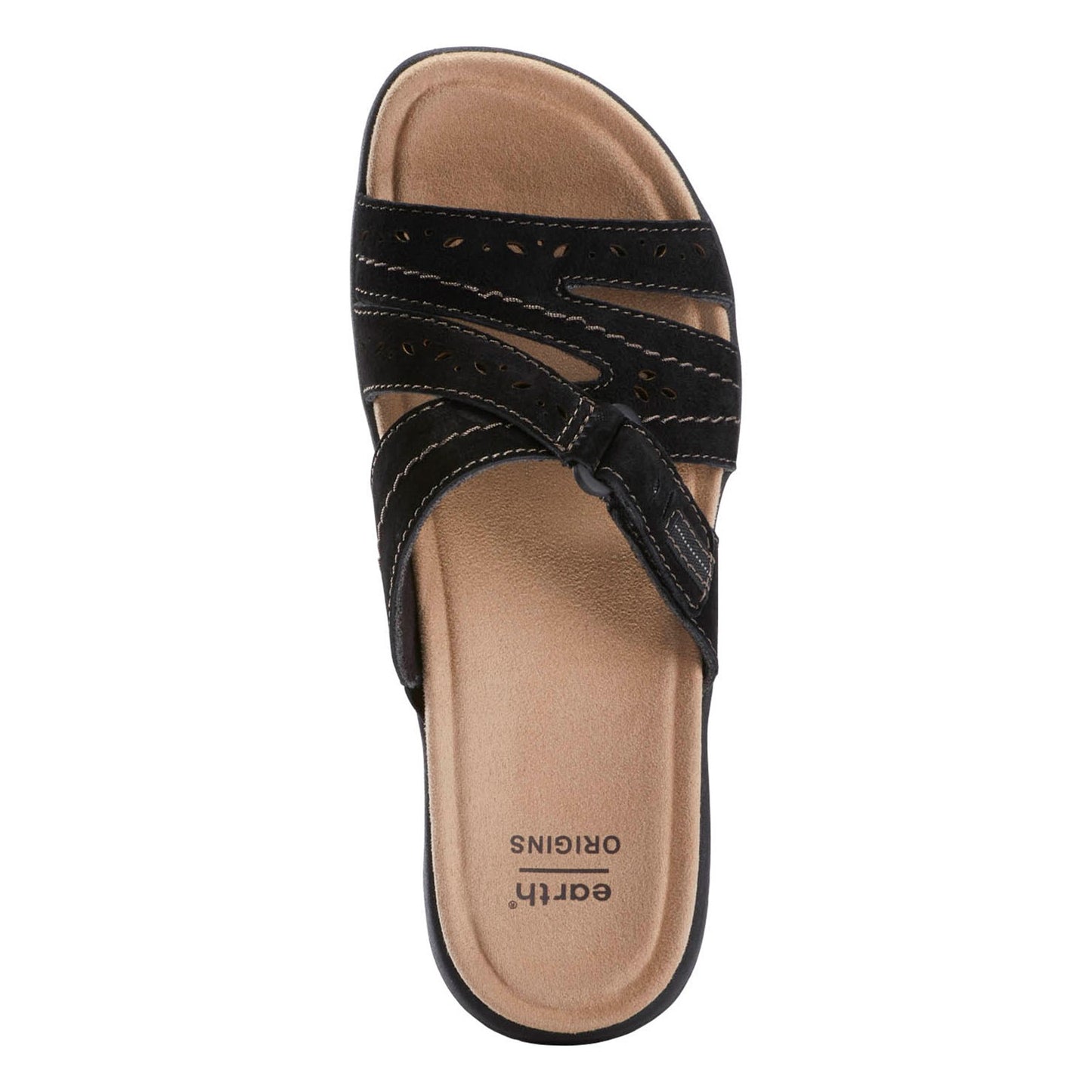 Peltz Shoes  Women's Earth Origins Savoy Shantel Sandal BLACK 207025W-001