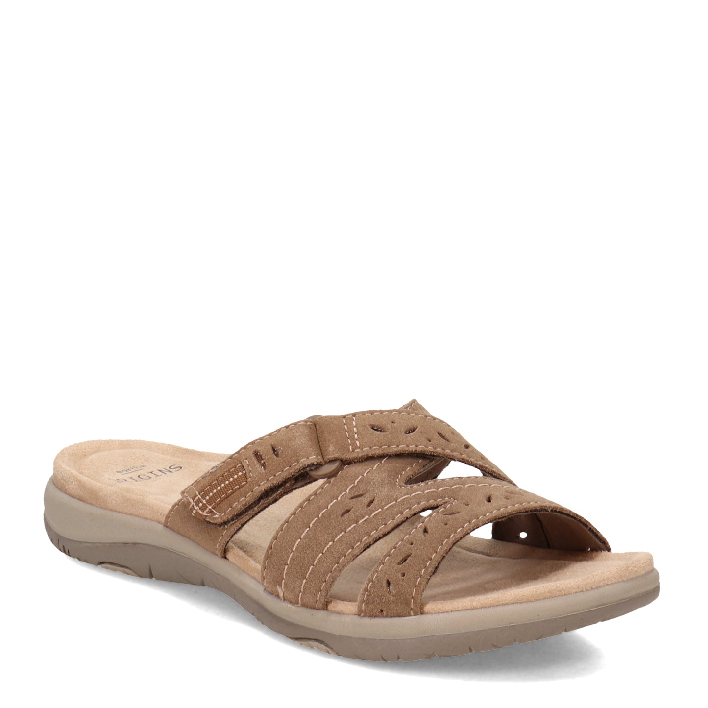 Peltz Shoes  Women's Earth Origins Savoy Shantel Sandal BROWN 207025W-BROWN
