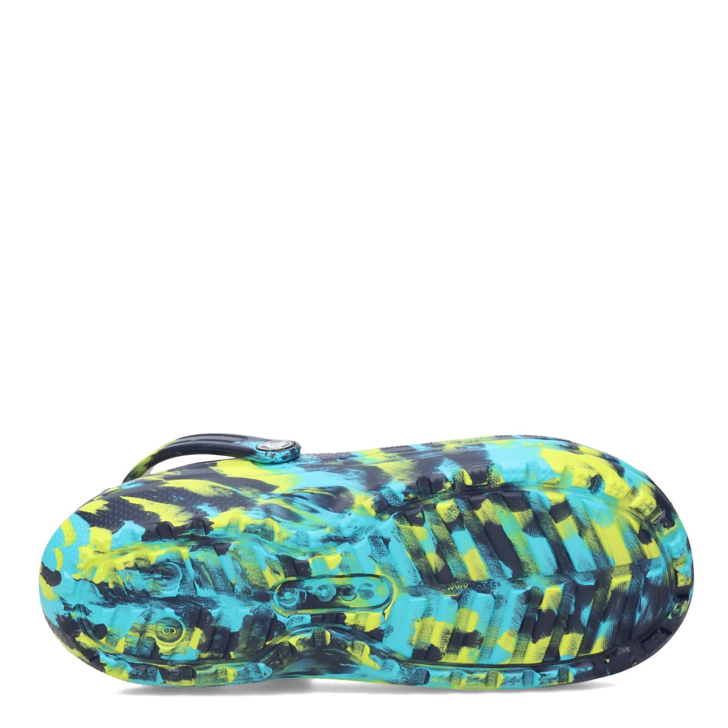 Peltz Shoes  Boy's Crocs Classic Lined Clog - Little Kid & Big Kid Navy Multi 207238-4HQ K