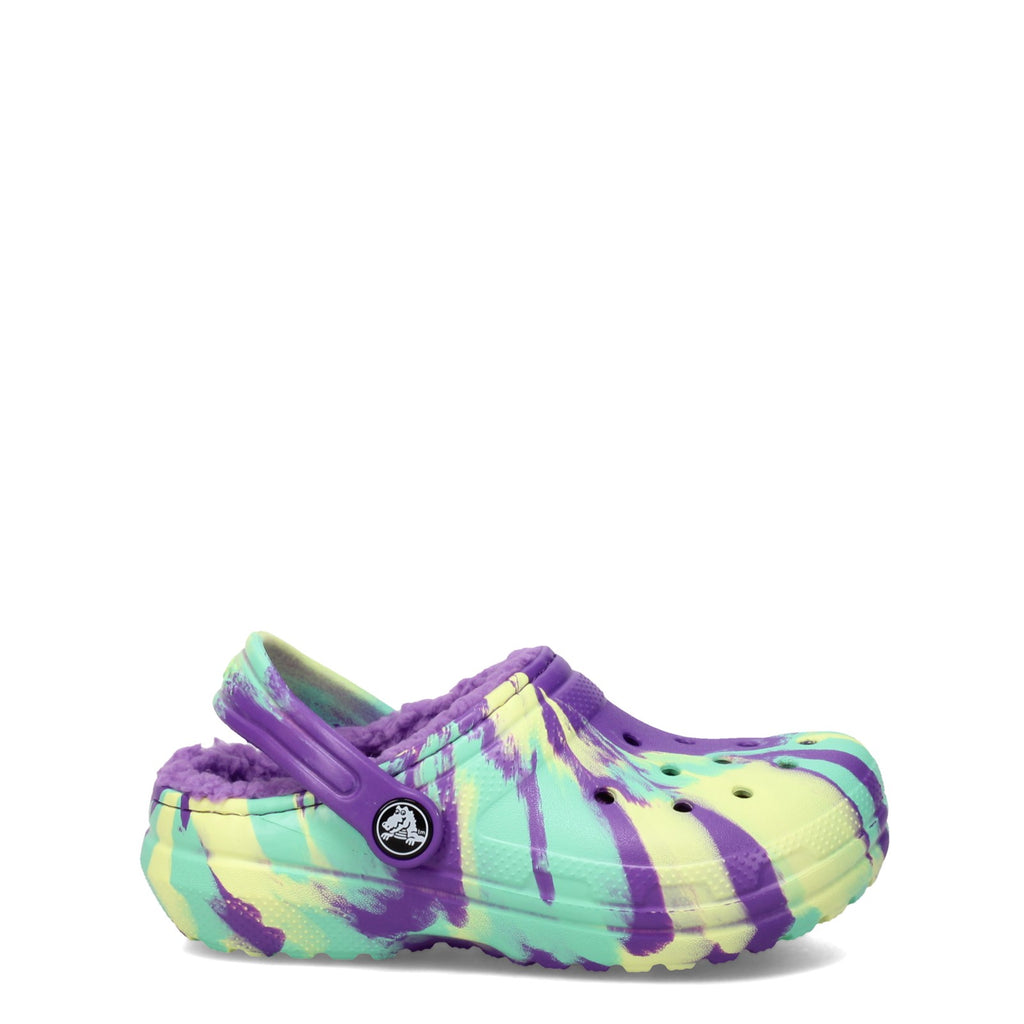 Peltz Shoes  Unisex Crocs Classic Lined Clog - Little Kid & Big Kid Purple 207238-573 K