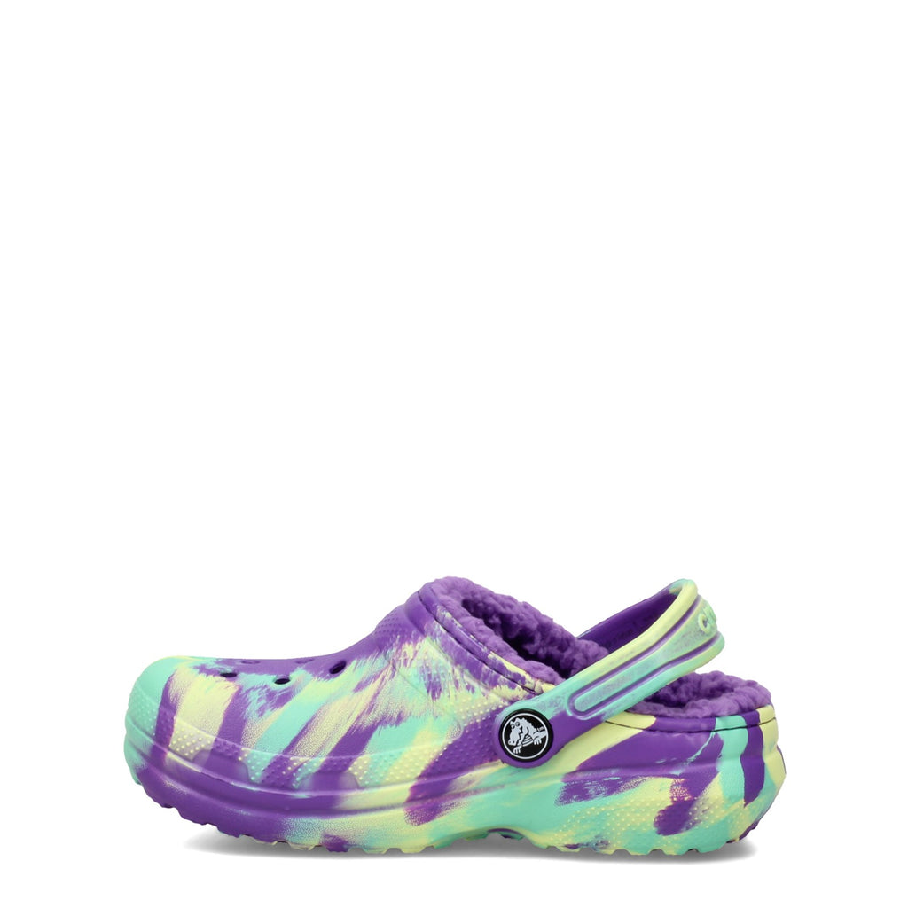 Peltz Shoes  Unisex Crocs Classic Lined Clog - Little Kid & Big Kid Purple 207238-573 K