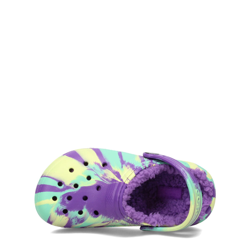 Peltz Shoes  Unisex Crocs Classic Lined Clog - Little Kid & Big Kid Purple 207238-573 K