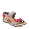 Peltz Shoes  Women's Earth Origins Skylar Sandal PEACH MULTI 207607-694