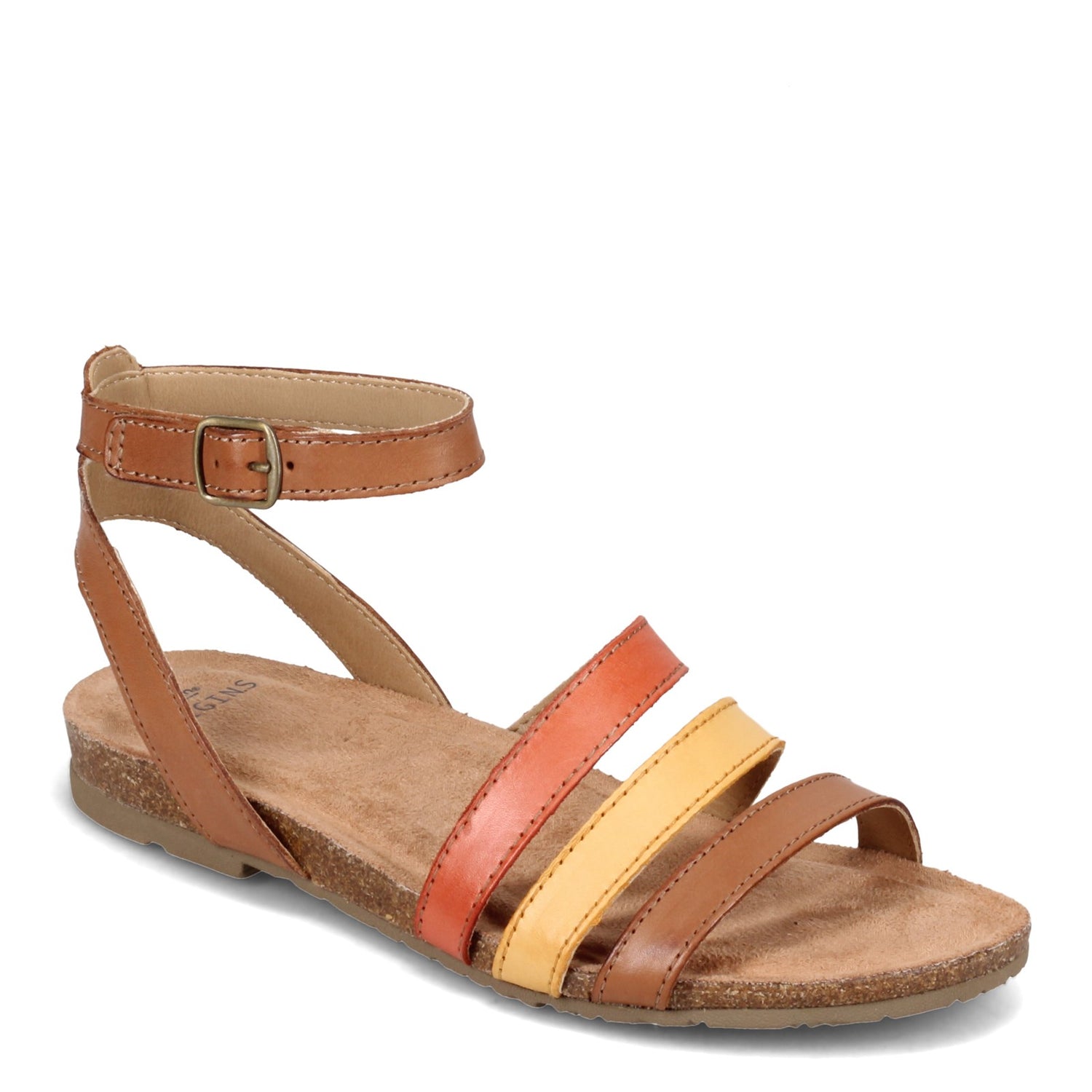 Peltz Shoes  Women's Earth Origins Leesa Sandal ALPACA 207621W-216