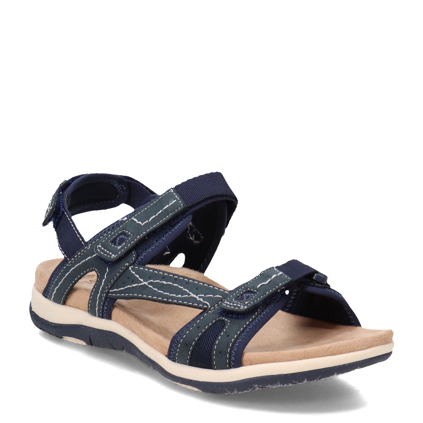 Peltz Shoes  Women's Earth Origins Shayla Sandal NAVY 207633-400