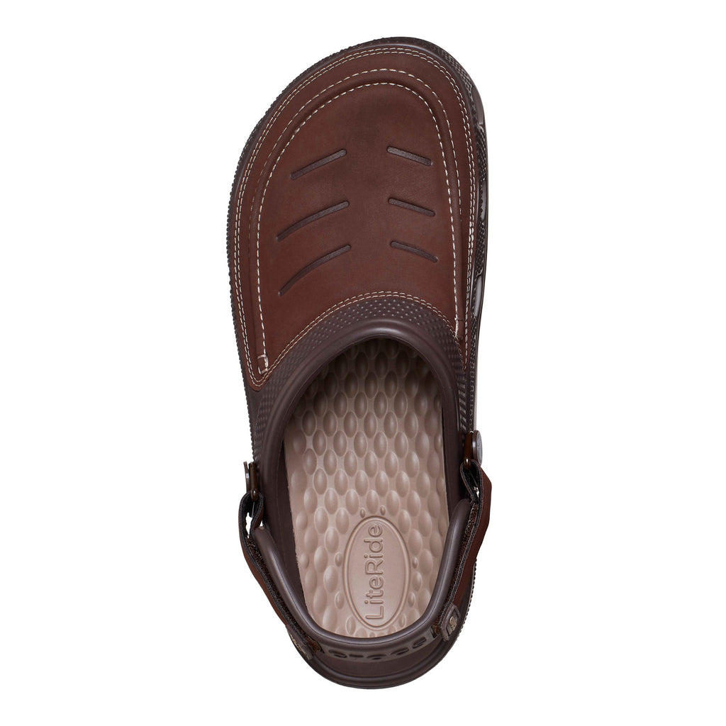 Men's Crocs Classic Yukon Vista II LiteRide Clog ESPRESSO MUSHROOM 207689-23D