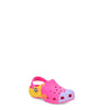 Peltz Shoes  Kid's Crocs Classic Clog - Toddler Pink 208287-6UC