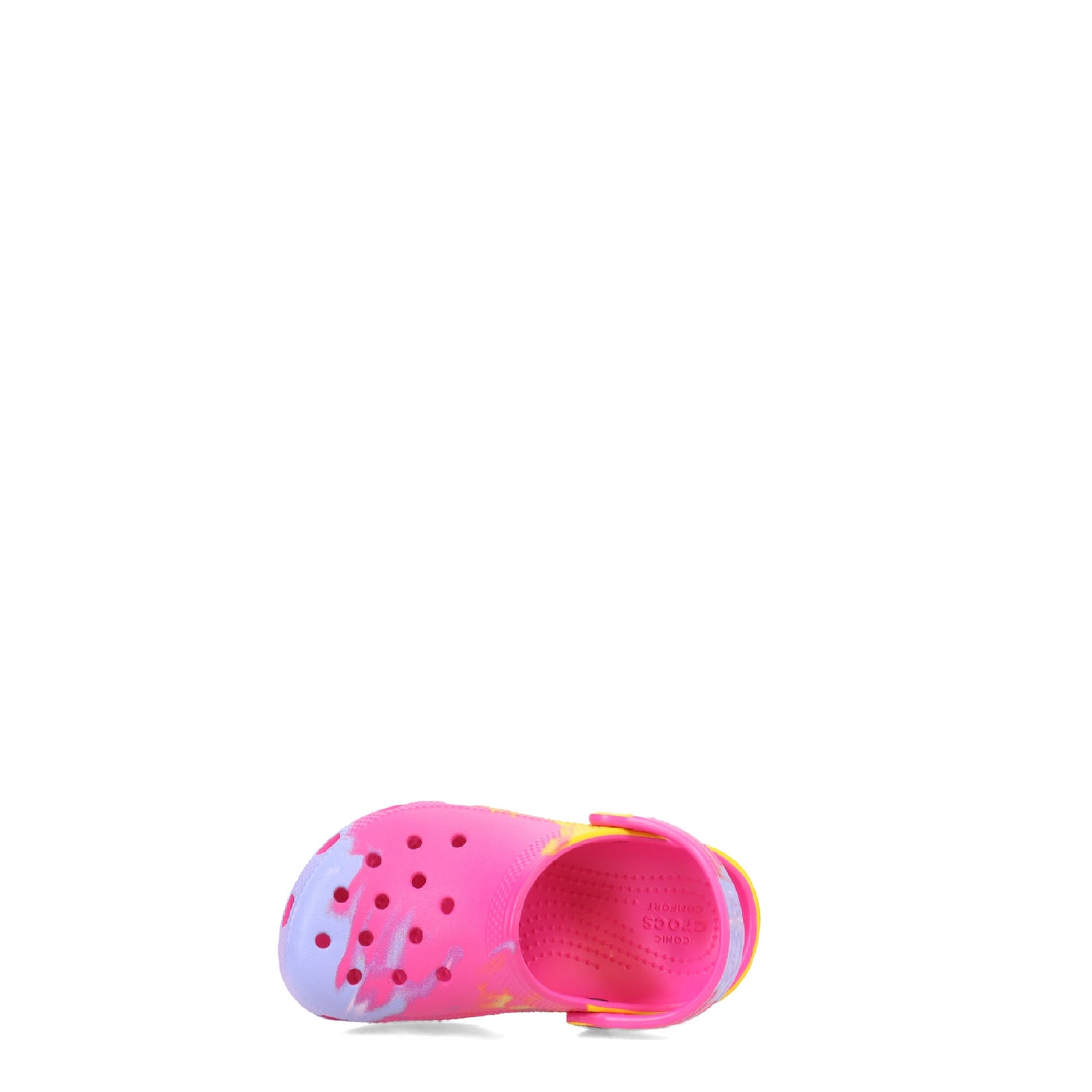 Peltz Shoes  Kid's Crocs Classic Clog - Toddler Pink 208287-6UC