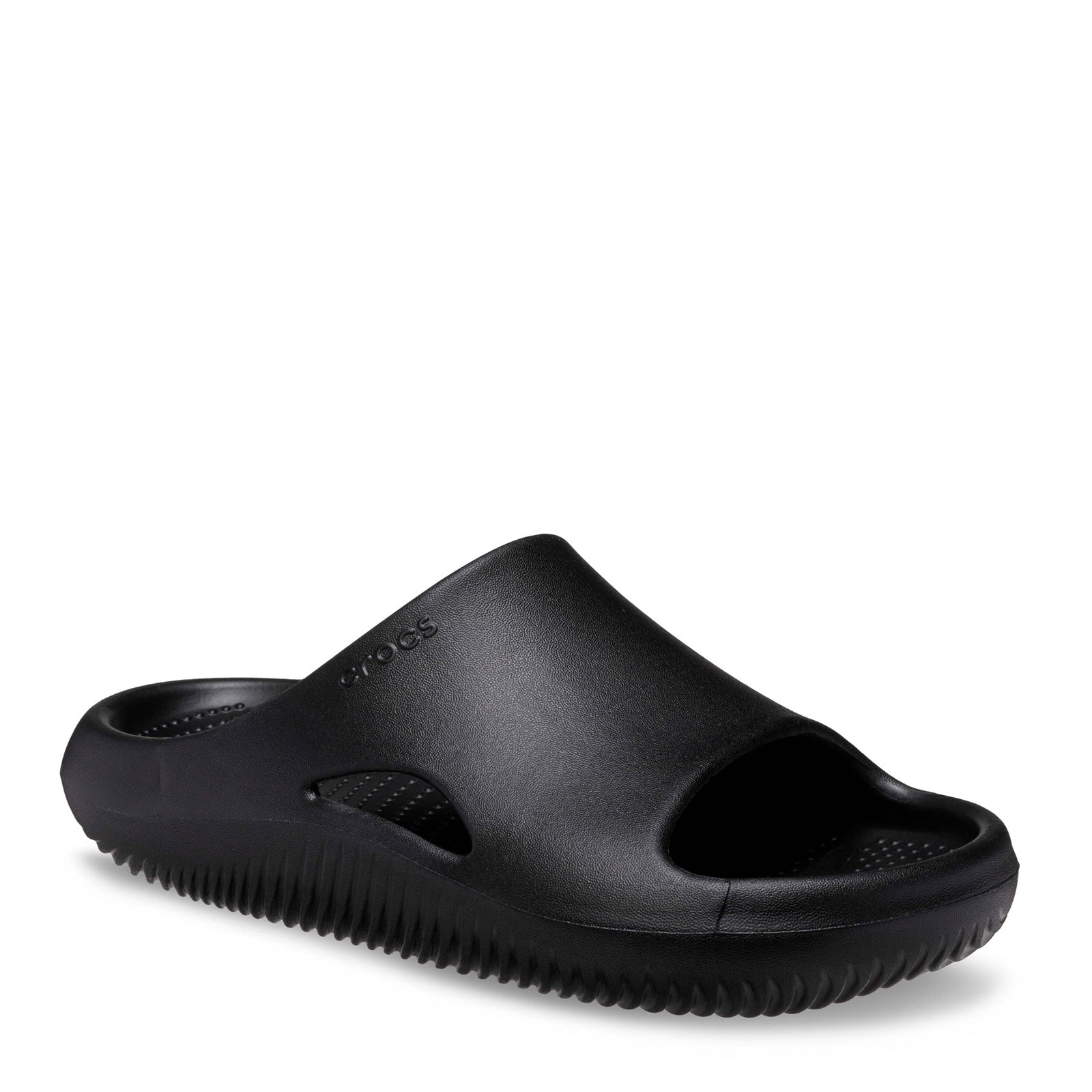Crocs Mellow Unisex Clog M10 W12 Black Round Toe Recovery Casual Slip On Sandals Mellow Recovery Black Clogs | LiteRide Comfort & Recovery  main image 4