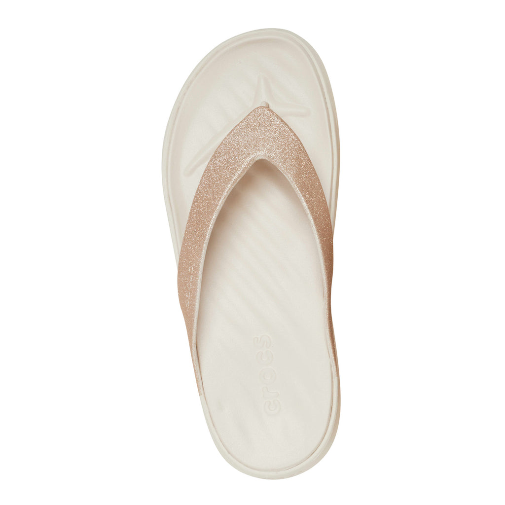 Women's Crocs, Getaway Glitter Flip Sandal