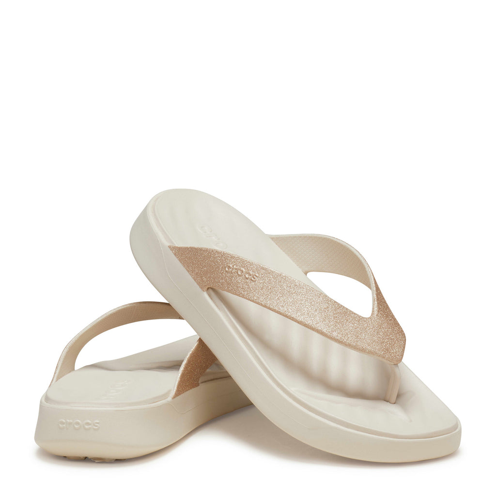 Women's Crocs, Getaway Glitter Flip Sandal