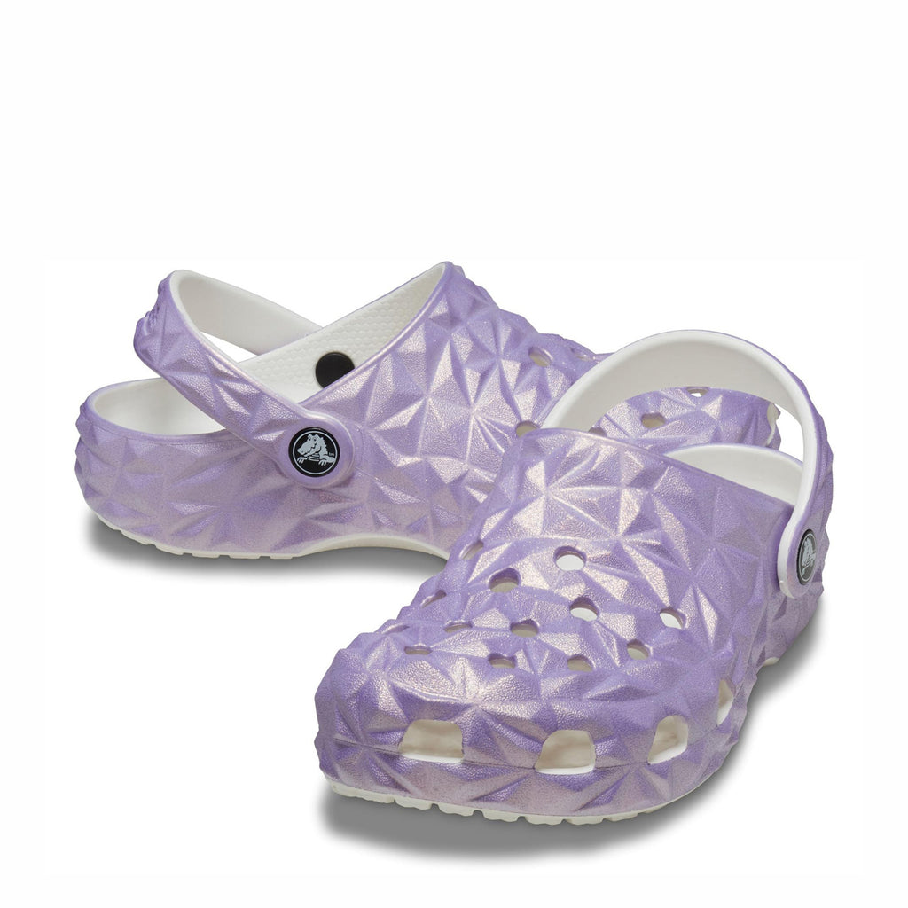 [POS] Girl's Crocs Classic Geometric Clog - Little Kid & Big Kid 209693-100