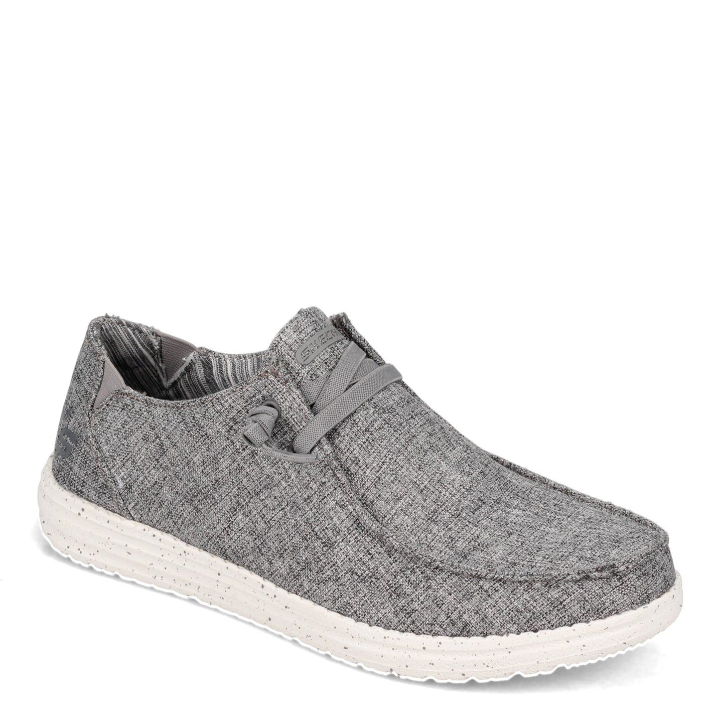 Peltz Shoes  Men's Skechers Relaxed Fit: Melson - Chad Slip-On GRAY 210101-GRY