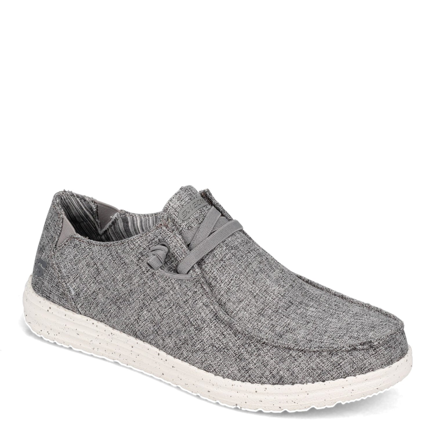 Peltz Shoes  Men's Skechers Relaxed Fit: Melson - Chad Slip-On GRAY 210101-GRY
