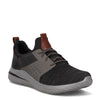 Peltz Shoes  Men's Skechers Delson 3.0 - Cicada Sneaker BLACK / GRAY 210238-BKGY