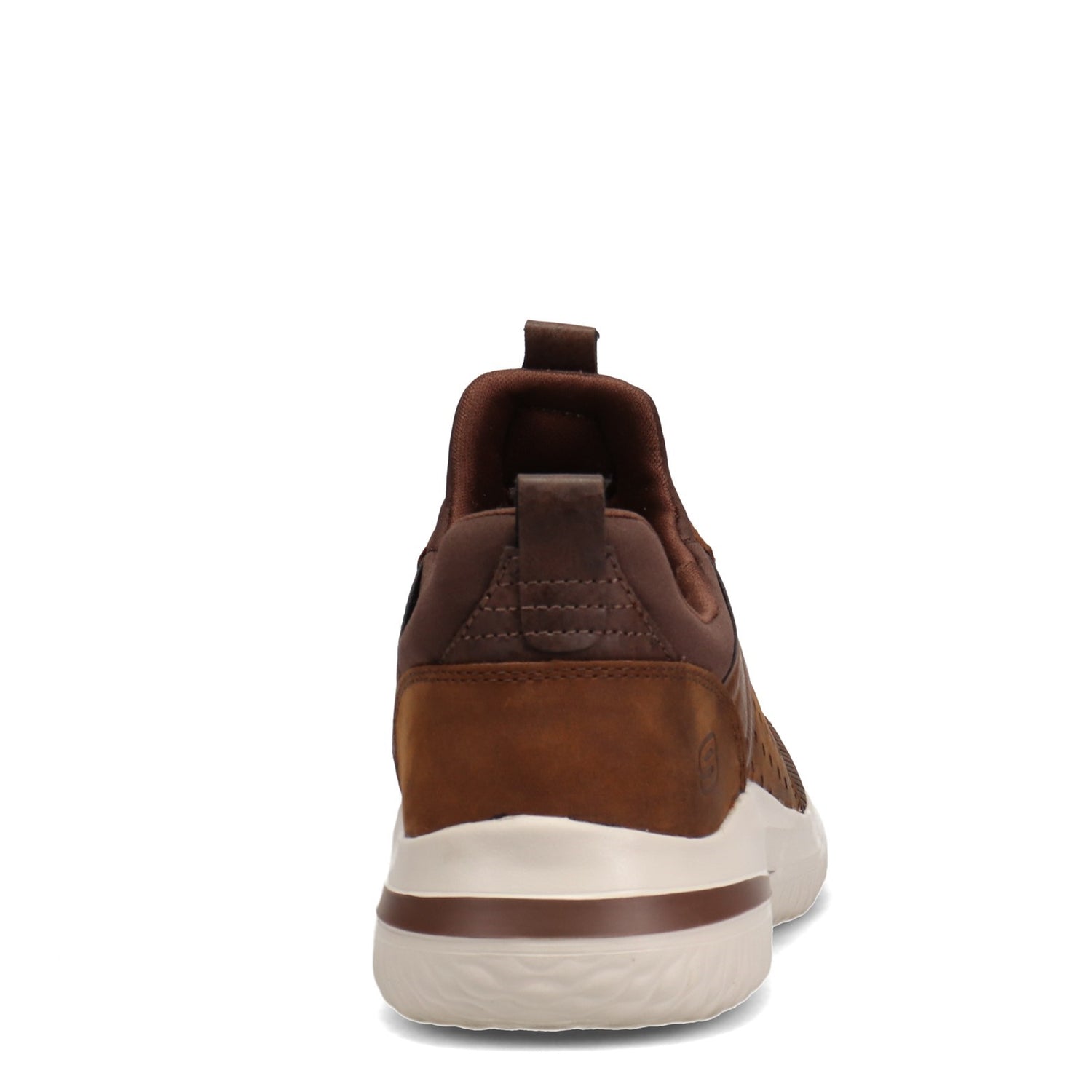 Peltz Shoes  Men's Skechers Delson 3.0 - Cicada Sneaker - Wide Width DARK BROWN 210238W-CDB