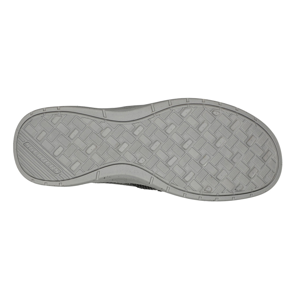 Men's Skechers Relaxed Fit: Morelo - Port Viewer Slip-On BLACK GREY 210493-BKGY