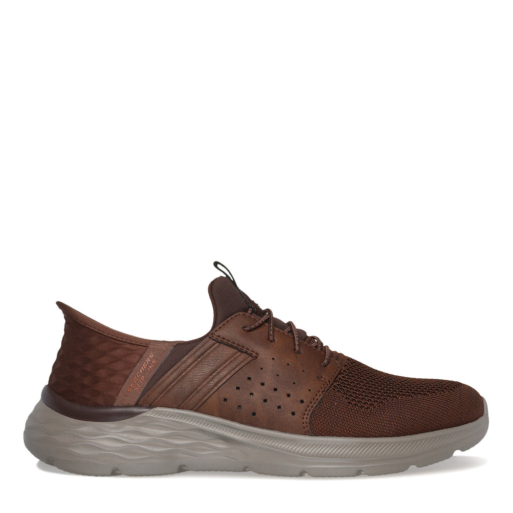 Men's Skechers Slip-ins RF: Garner - Newick Sneaker DARK BROWN 210803-ACDB