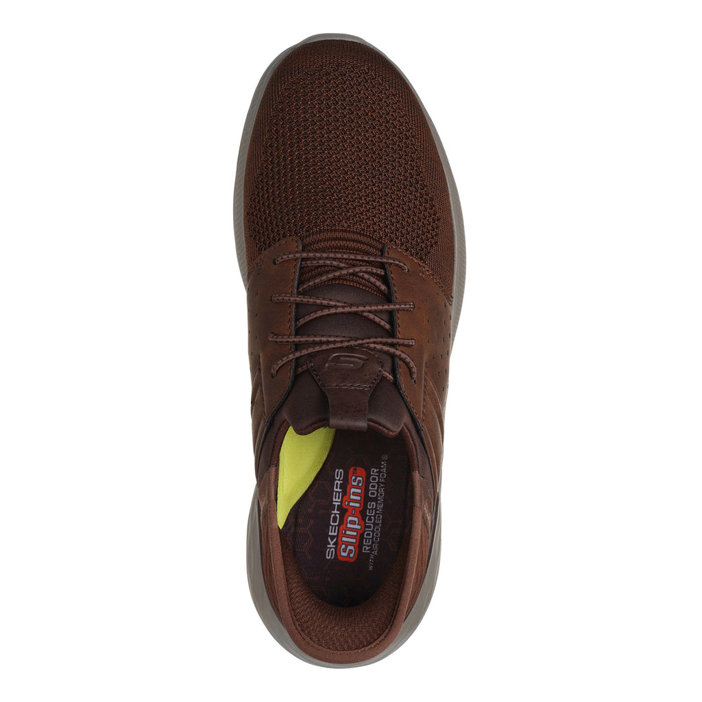 Men's Skechers Slip-ins RF: Garner - Newick Sneaker DARK BROWN 210803-ACDB