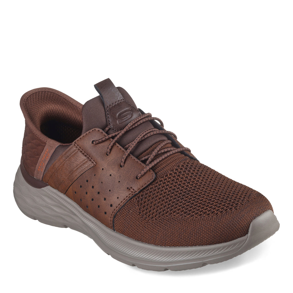 Men's Skechers Slip-ins RF: Garner - Newick Sneaker DARK BROWN 210803-ACDB
