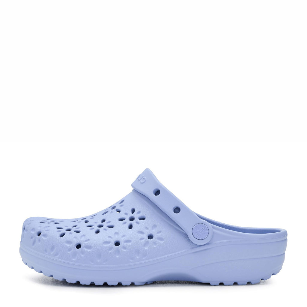Women's Crocs, Classic Floral Cut-Out Clog