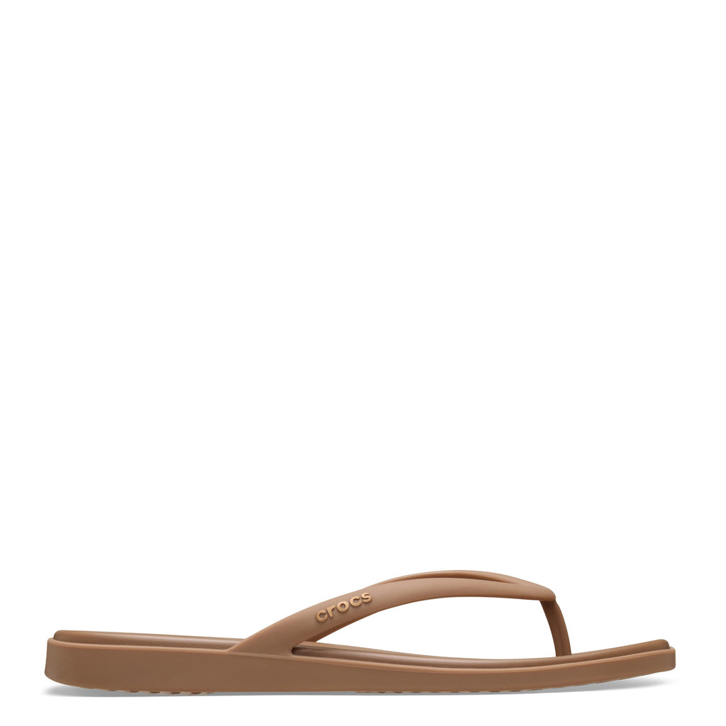 Women's Crocs Miami Flip Sandal MILK CHOCOLATE 211435-2JJ