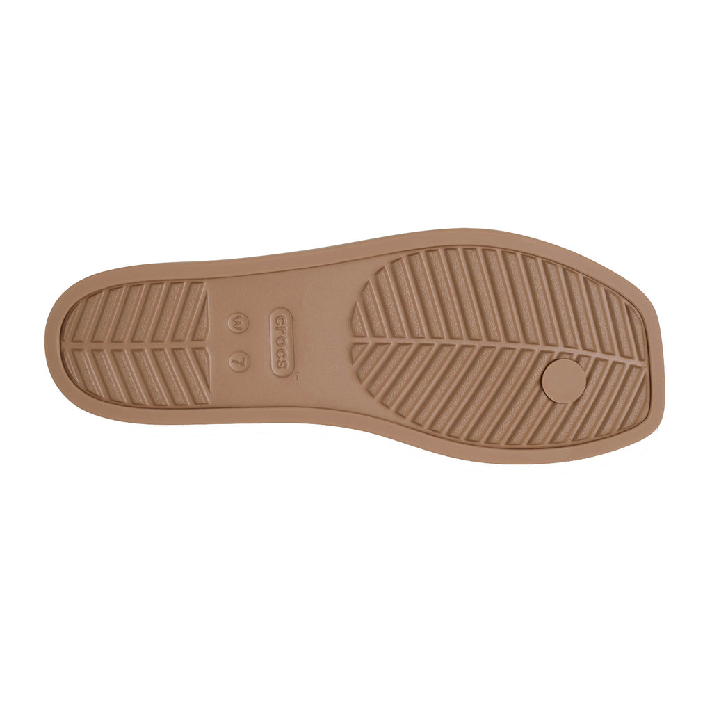 Women's Crocs Miami Flip Sandal MILK CHOCOLATE 211435-2JJ