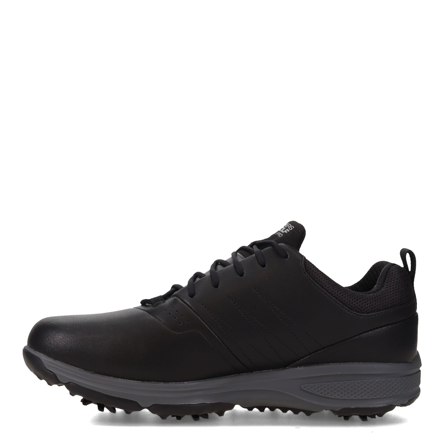 Peltz Shoes  Men's Skechers GOgolf: Torque Pro Golf Shoe Black/Grey 214002-BKGY
