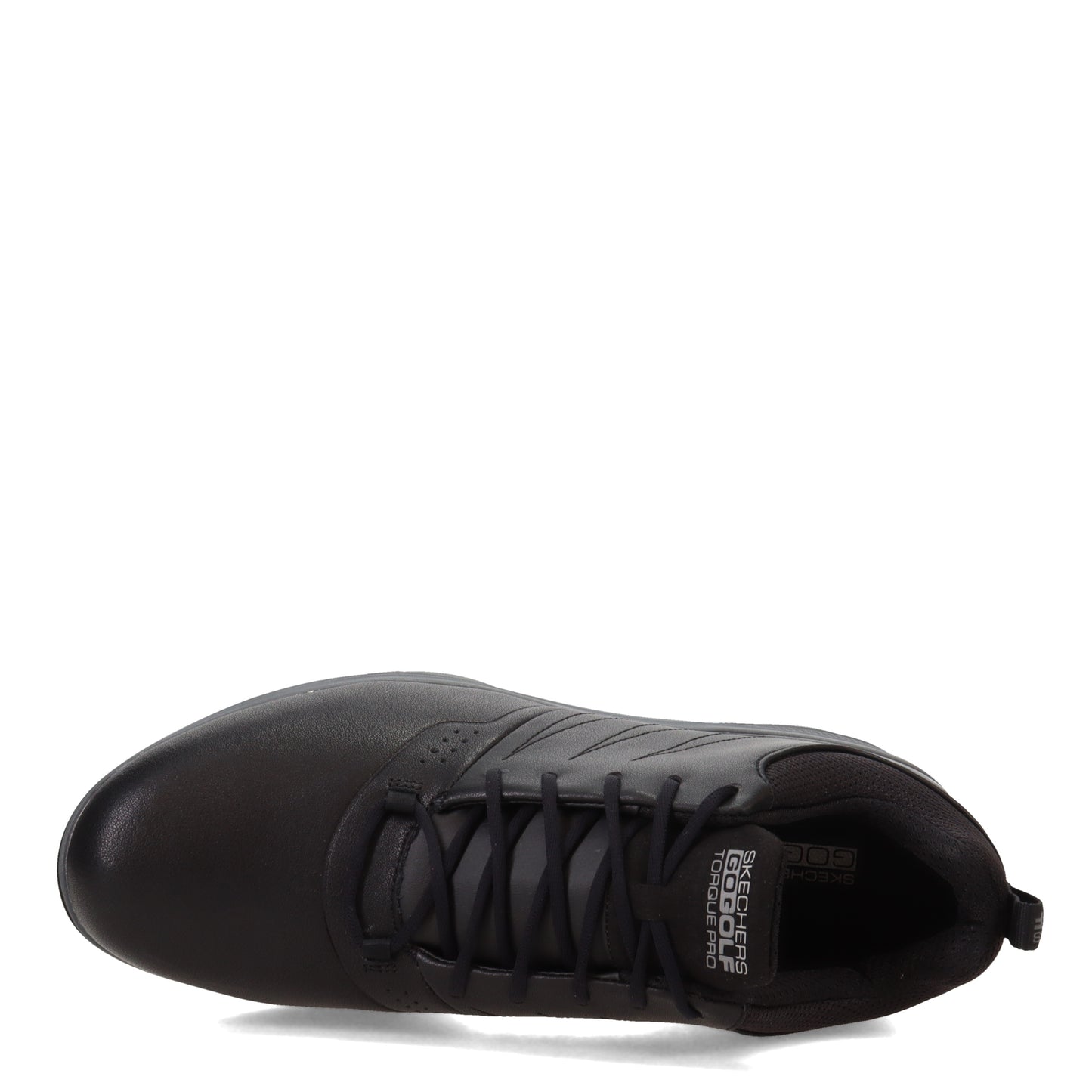 Peltz Shoes  Men's Skechers GOgolf: Torque Pro Golf Shoe Black/Grey 214002-BKGY