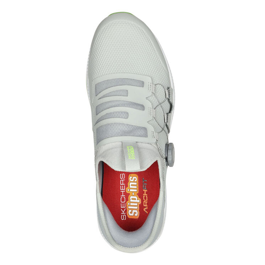 Men's Skechers GOgolf: Elite 5 - Slip 'In Golf Shoe GREY/LIME 214066-GYLM