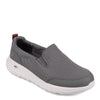 Peltz Shoes  Men's Skechers GOwalk Max - Clinched Slip-On GRAY 216010-GYBU