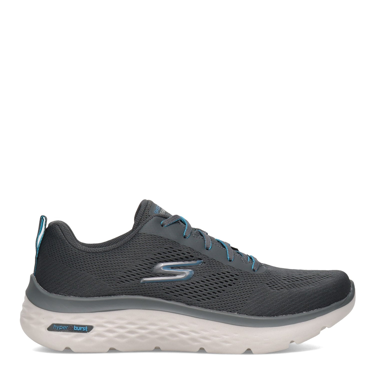 Peltz Shoes  Men's Skechers GOwalk Hyperburst Walking Shoe CHARCOAL 216071-CHAR