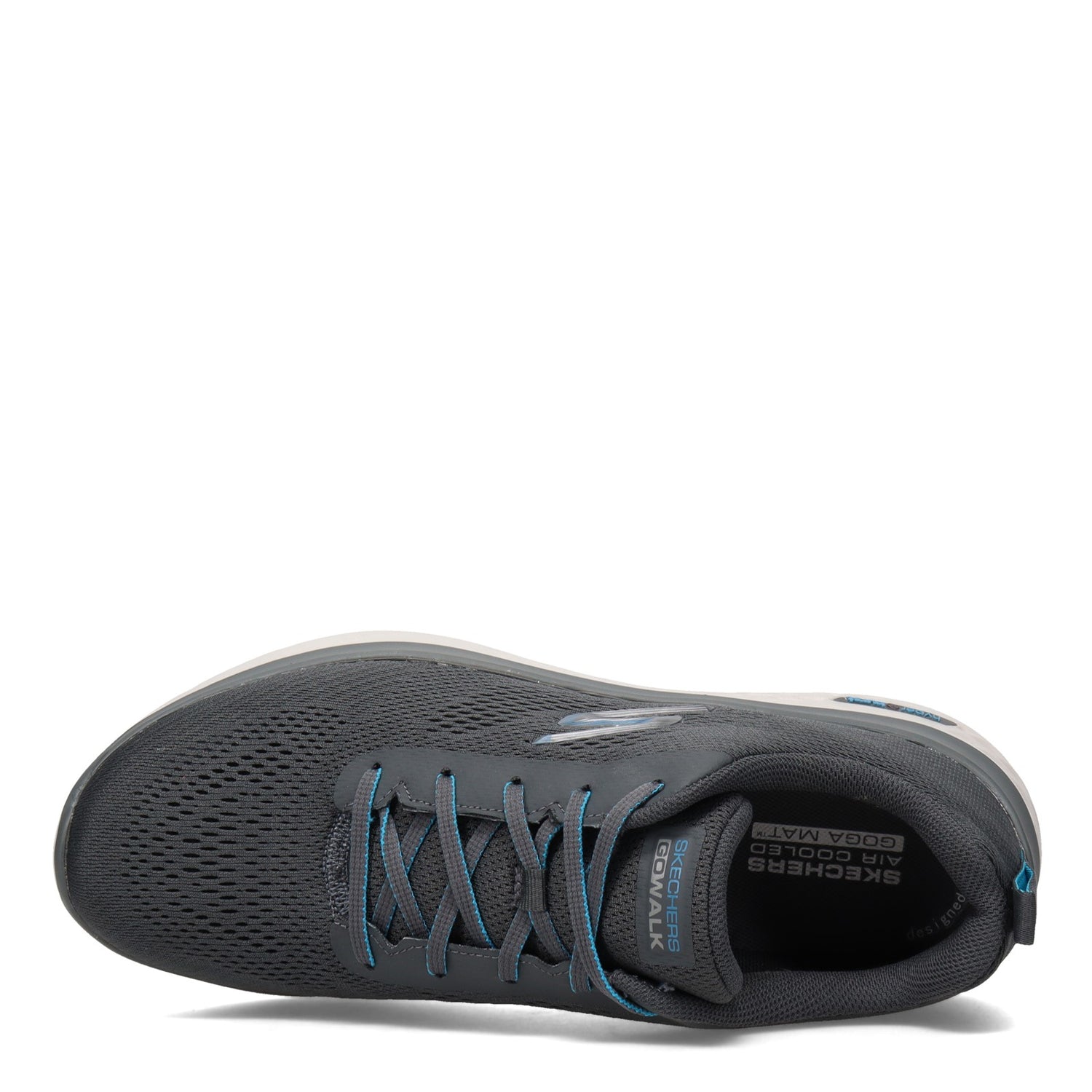 Peltz Shoes  Men's Skechers GOwalk Hyperburst Walking Shoe CHARCOAL 216071-CHAR