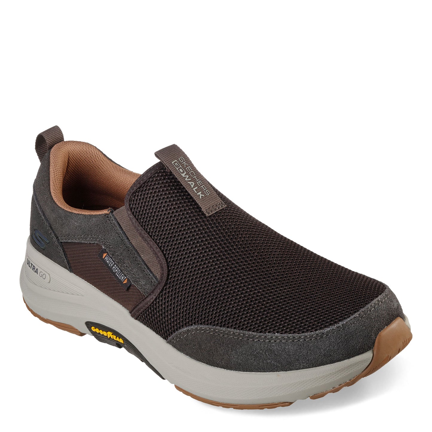 Peltz Shoes  Men's Skechers GOwalk Outdoor - Andes Walking Shoe - Wide Width BROWN 216103WW-BRN