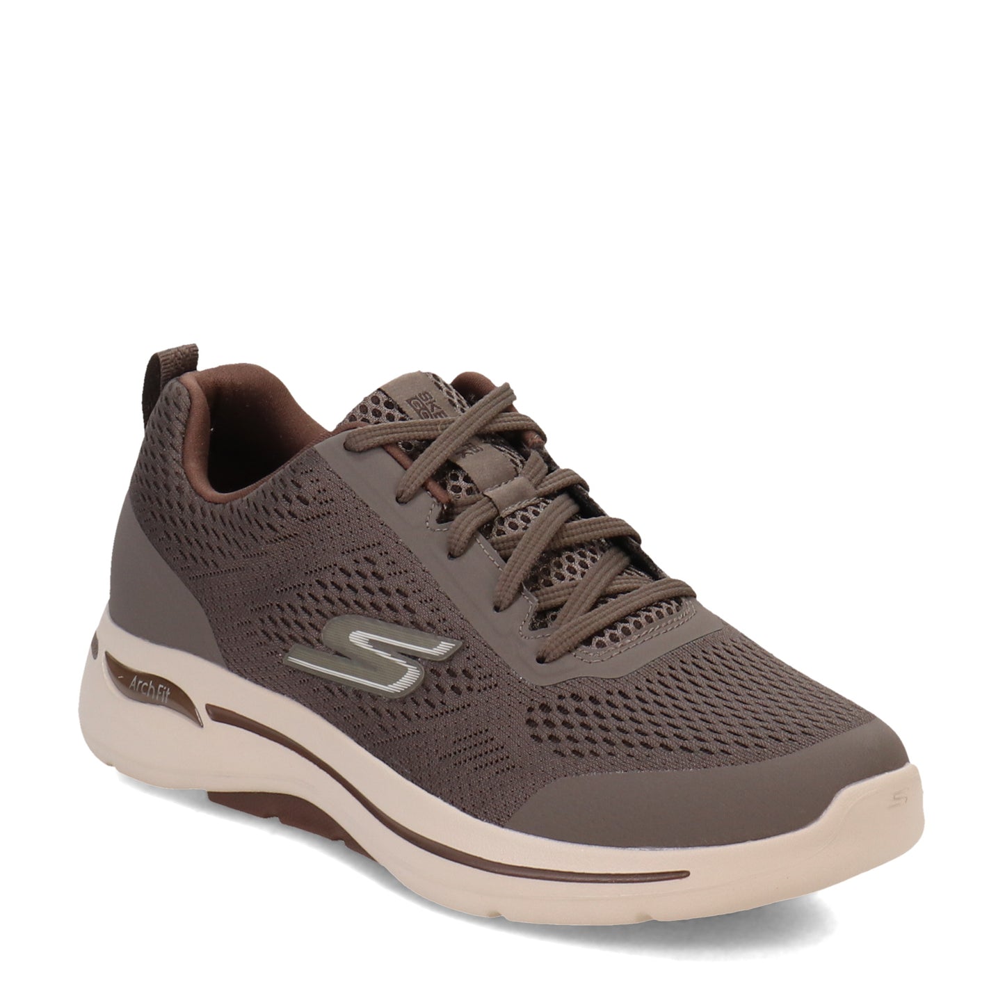 Peltz Shoes  Men's Skechers GOwalk Arch Fit - Idyllic Sneaker TAUPE 216116-TPE