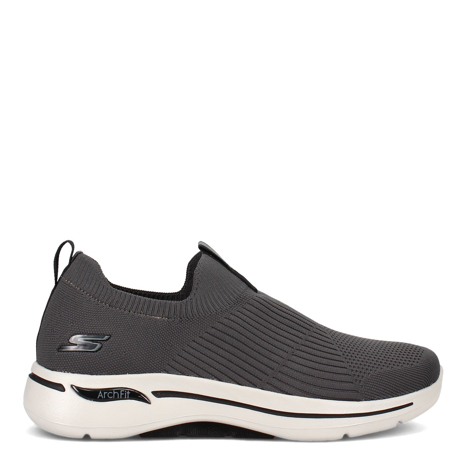 Peltz Shoes  Men's Skechers GOwalk Arch Fit - Iconic Slip-On CHARCOAL 216118-CCBK