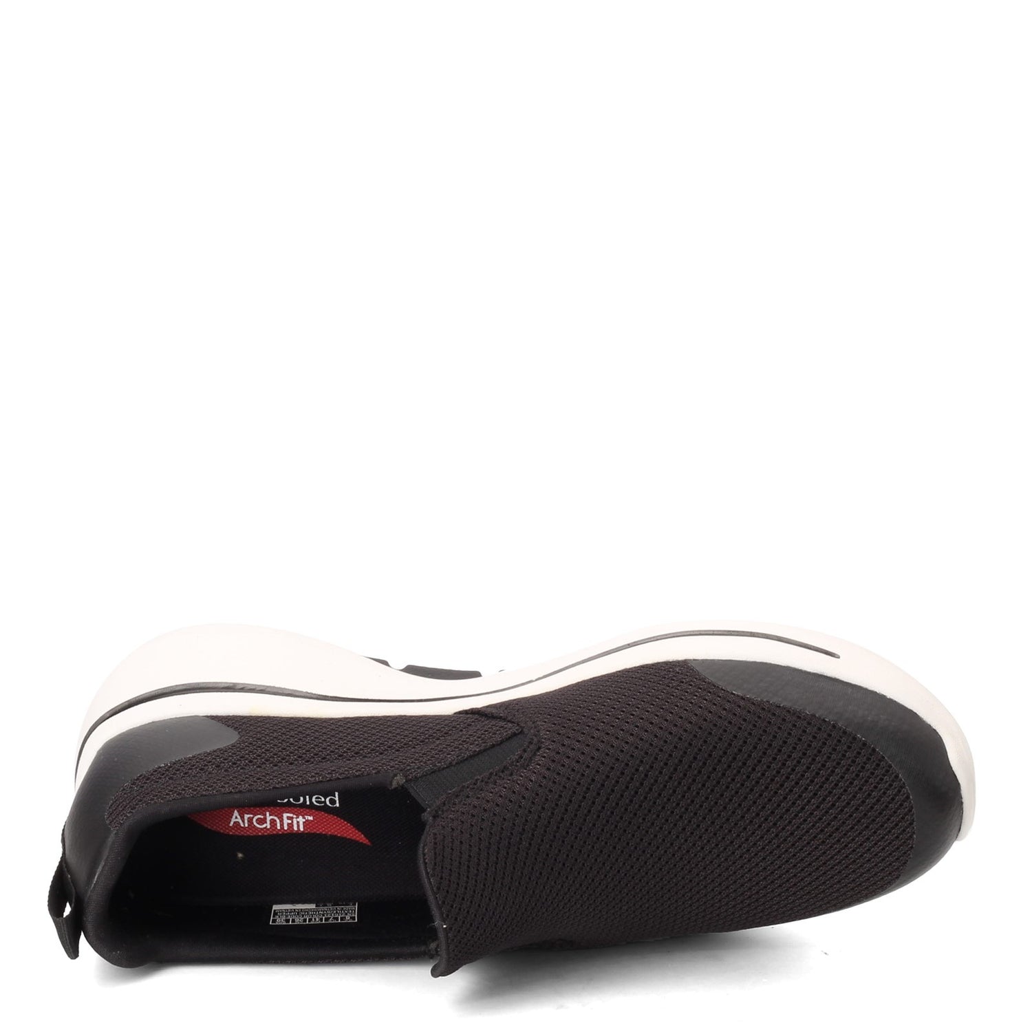 Peltz Shoes  Men's Skechers GOwalk Arch Fit - Togpath Slip-On - Wide Width BLACK / WHITE 216121WW-BLK