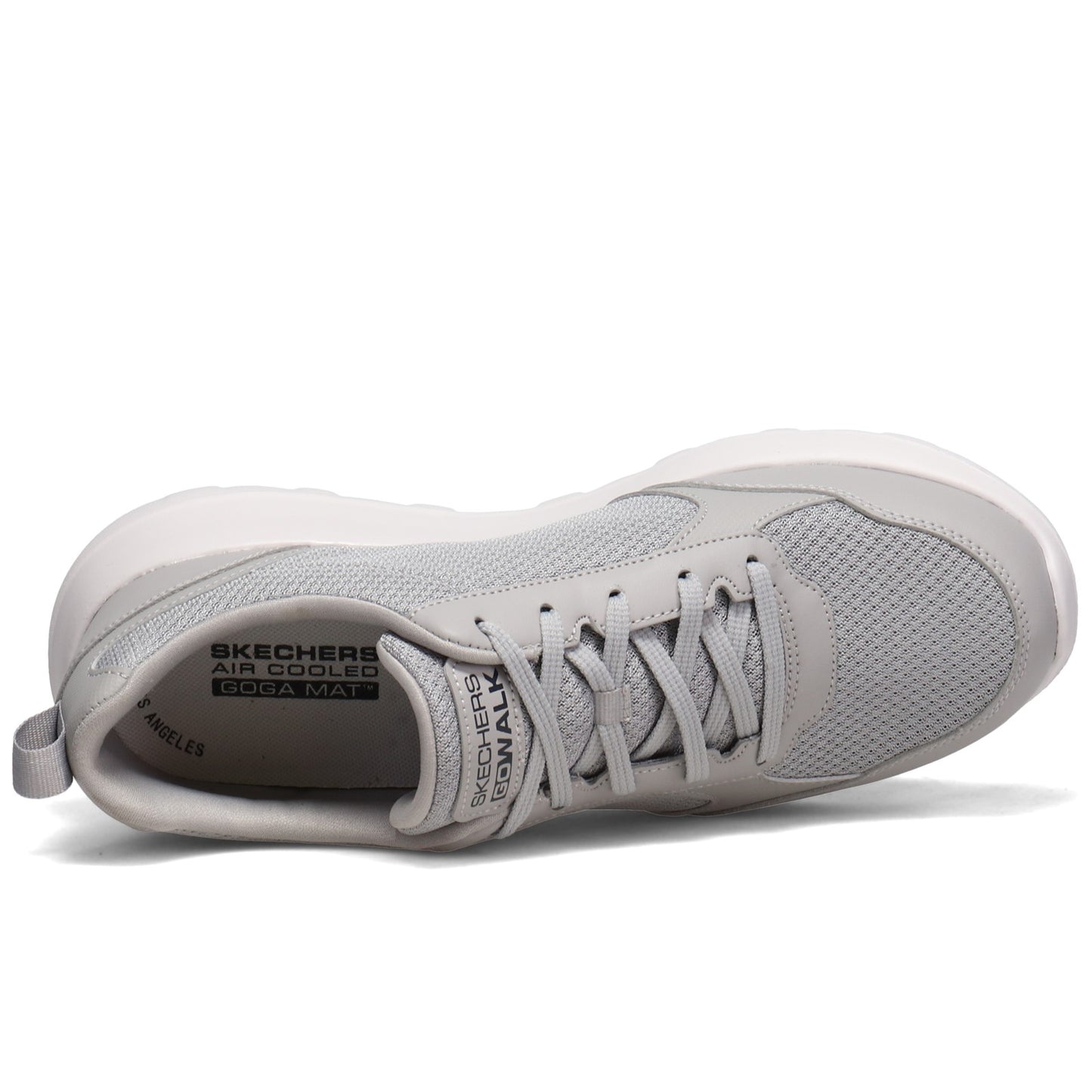 Peltz Shoes  Men's Skechers Go Walk Max - Painted Sky Sneaker GRAY 216166-GRY