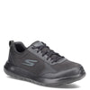 Peltz Shoes  Men's Skechers Go Walk Max - Painted Sky Sneaker - Wide Width BLACK 216166WW-BBK