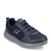 Peltz Shoes  Men's Skechers Go Walk Max - Painted Sky Sneaker - Wide Width NAVY 216166WW-NVY