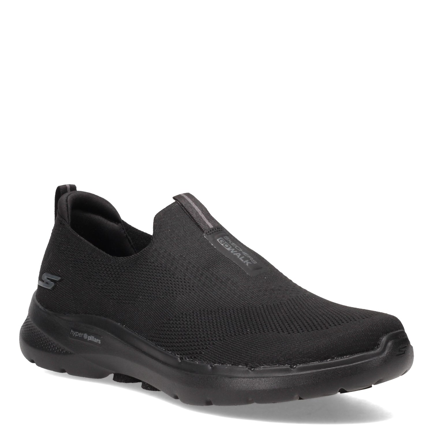 Peltz Shoes  Men's Skechers GOwalk 6 Slip-On BLACK 216202-BBK