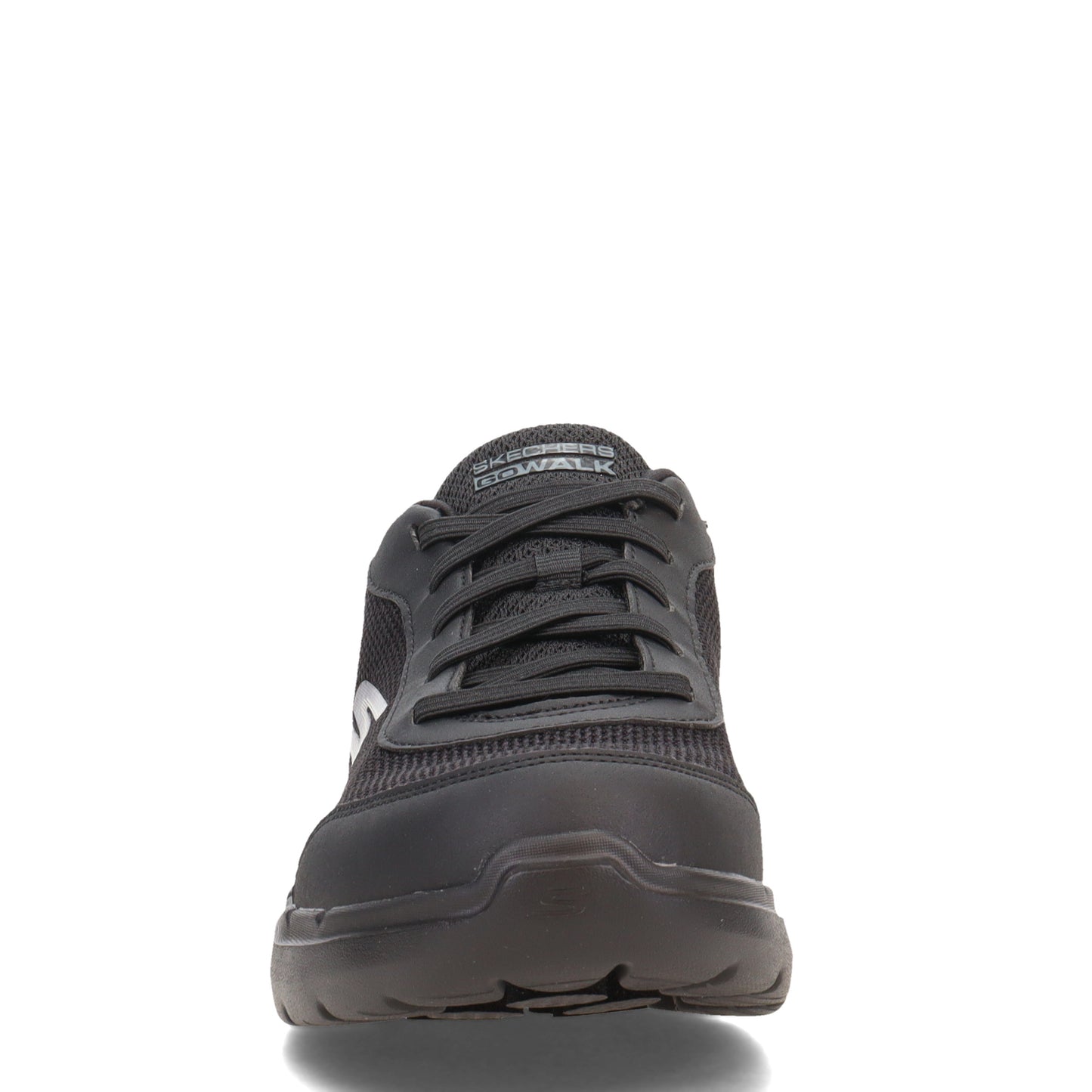 Peltz Shoes  Men's Skechers GOwalk 6 - Bold Knight Walking Shoe BLACK-BLK 216204-BBK