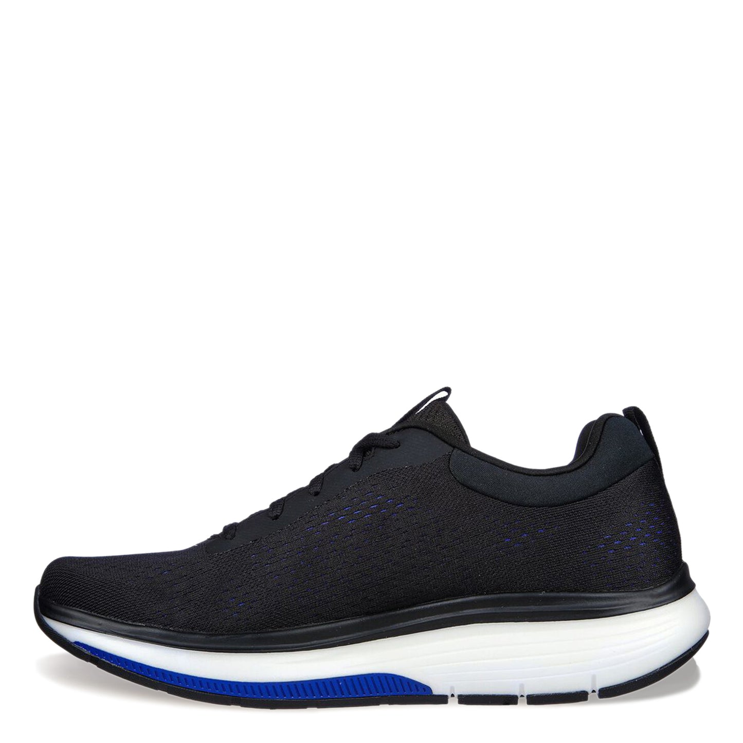 Peltz Shoes  Men's Skechers GO Walk Arch Fit Workout Walker - Outpace Sneaker BLACK / BLUE 216244-BKBL