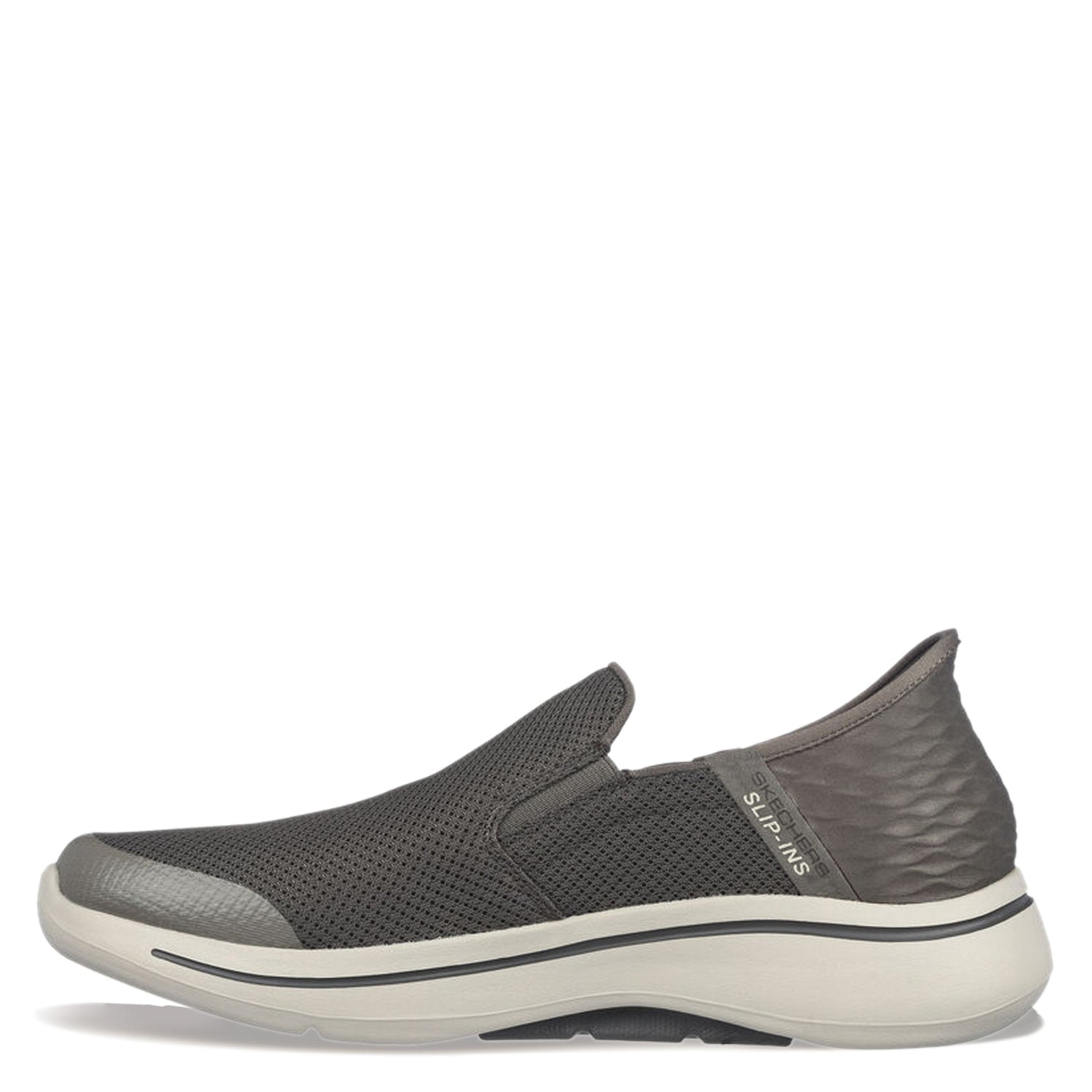 Peltz Shoes  Men's SKECHERS PERFORMANCE MENS TAUPE 216259-TPE