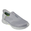 Peltz Shoes  Men's Skechers Slip-ins: GO WALK 6 - Easy On Sneaker GRAY 216278-GRY